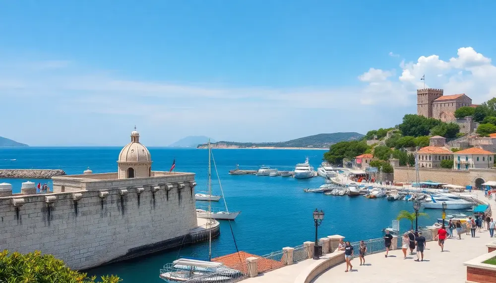 Discover the Medieval Marvels: Croatias Coastal City with Fortifications
