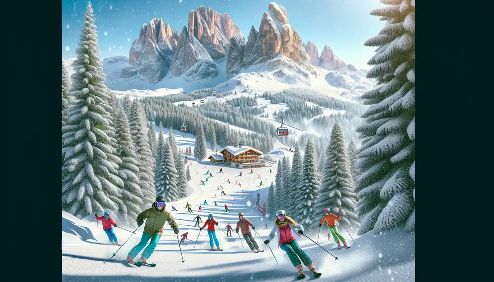 Majestic Peaks: Experiencing the Thrill of Skiing in the Dolomites